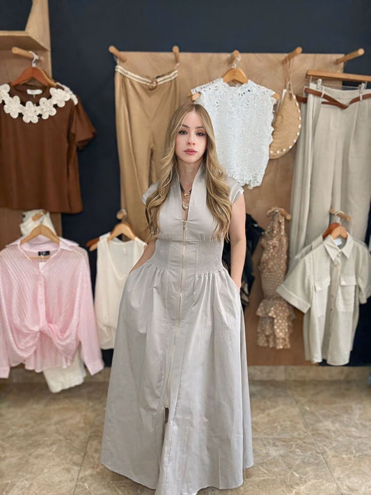 Middi Gray Dress