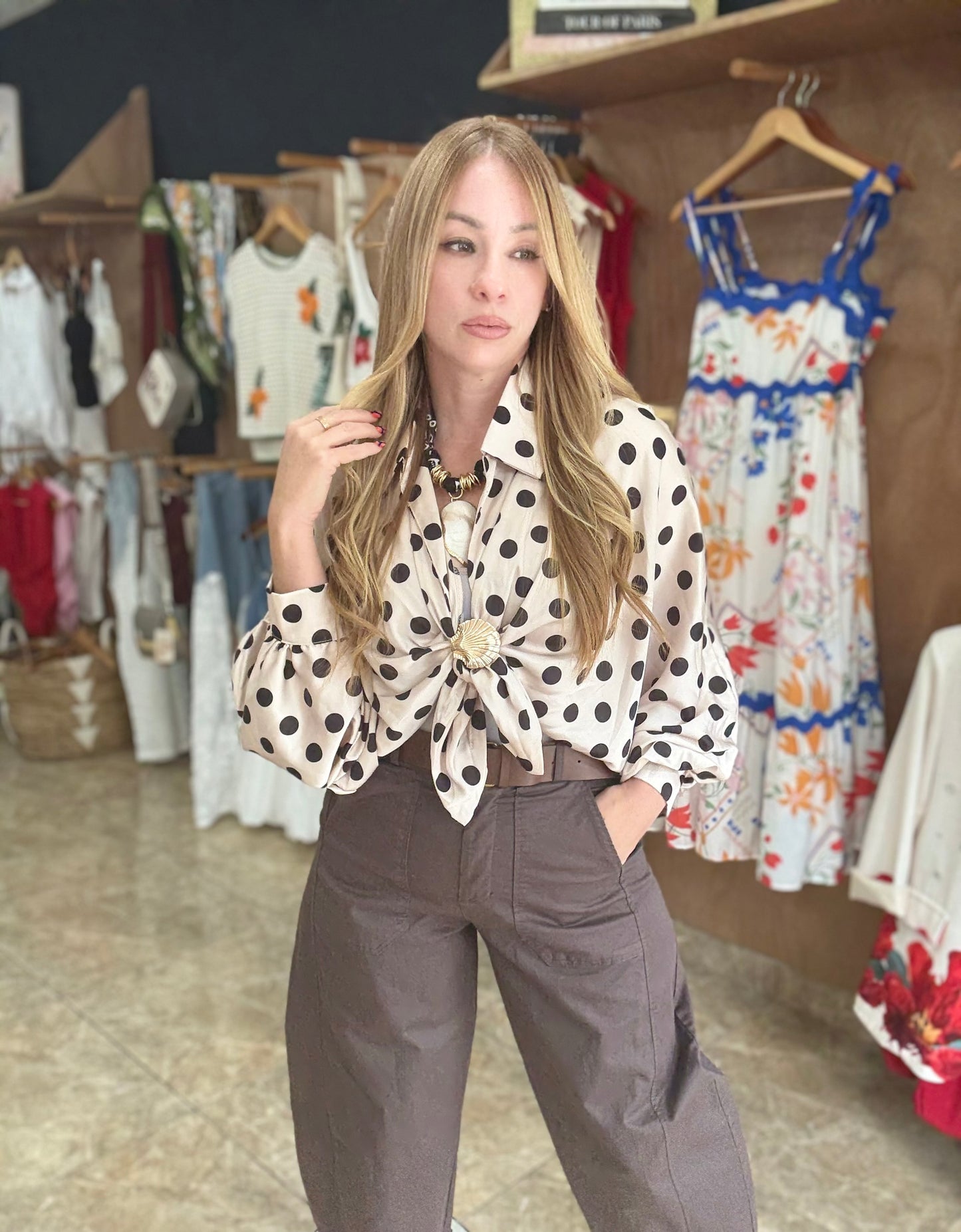 Polka Dots Top