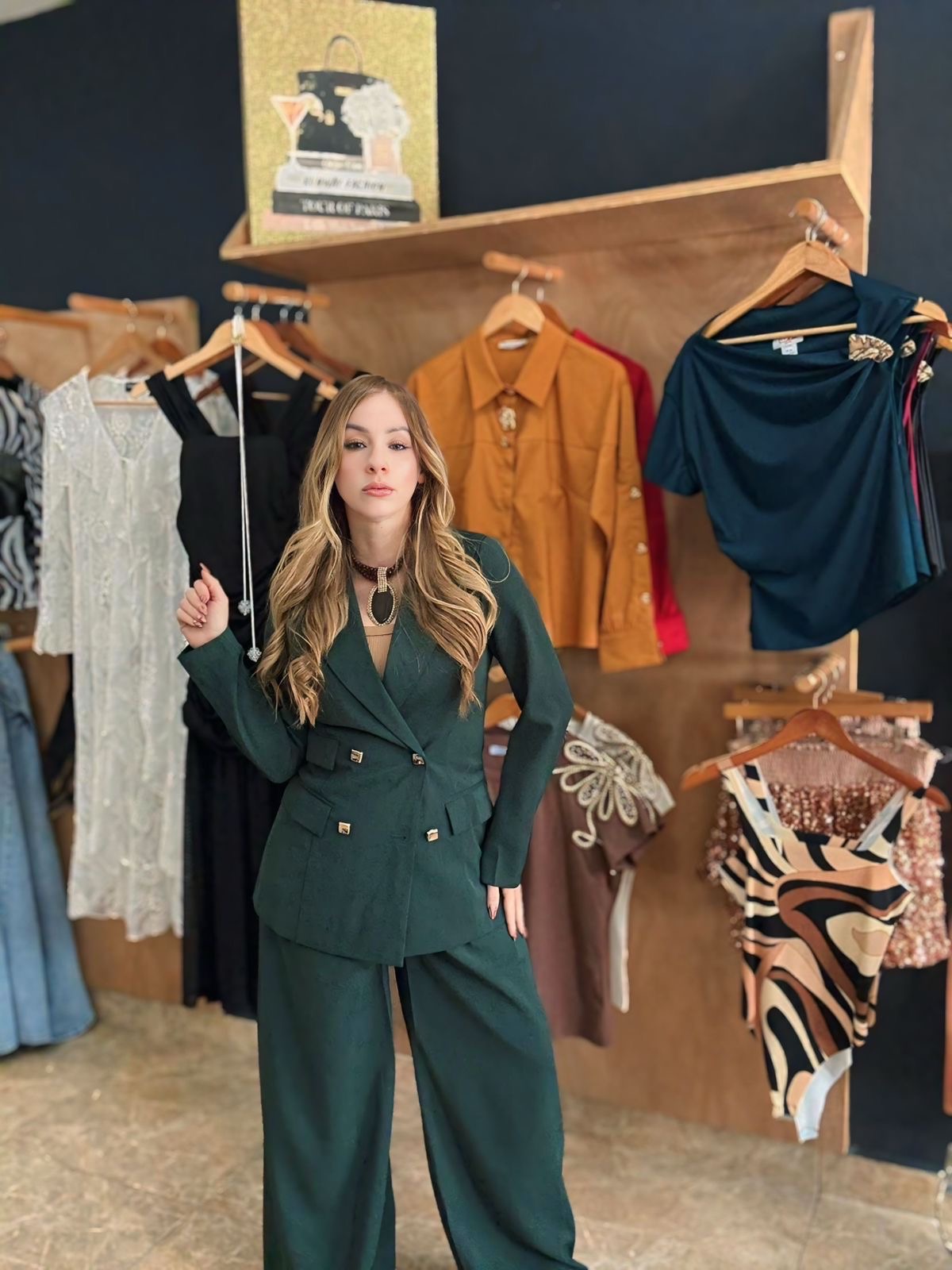 Hunter Green Business Set