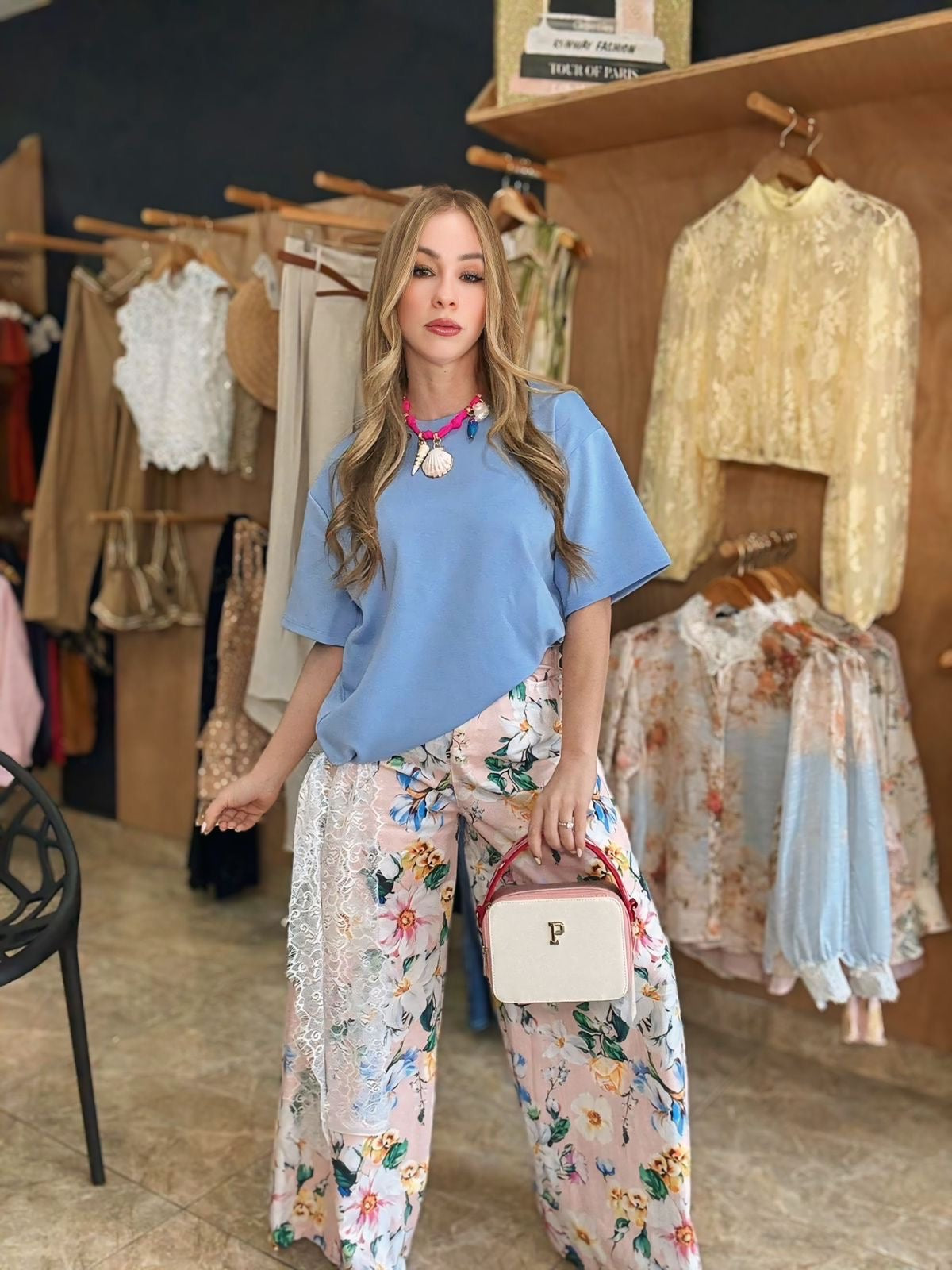 Celeste Lace Tshirt