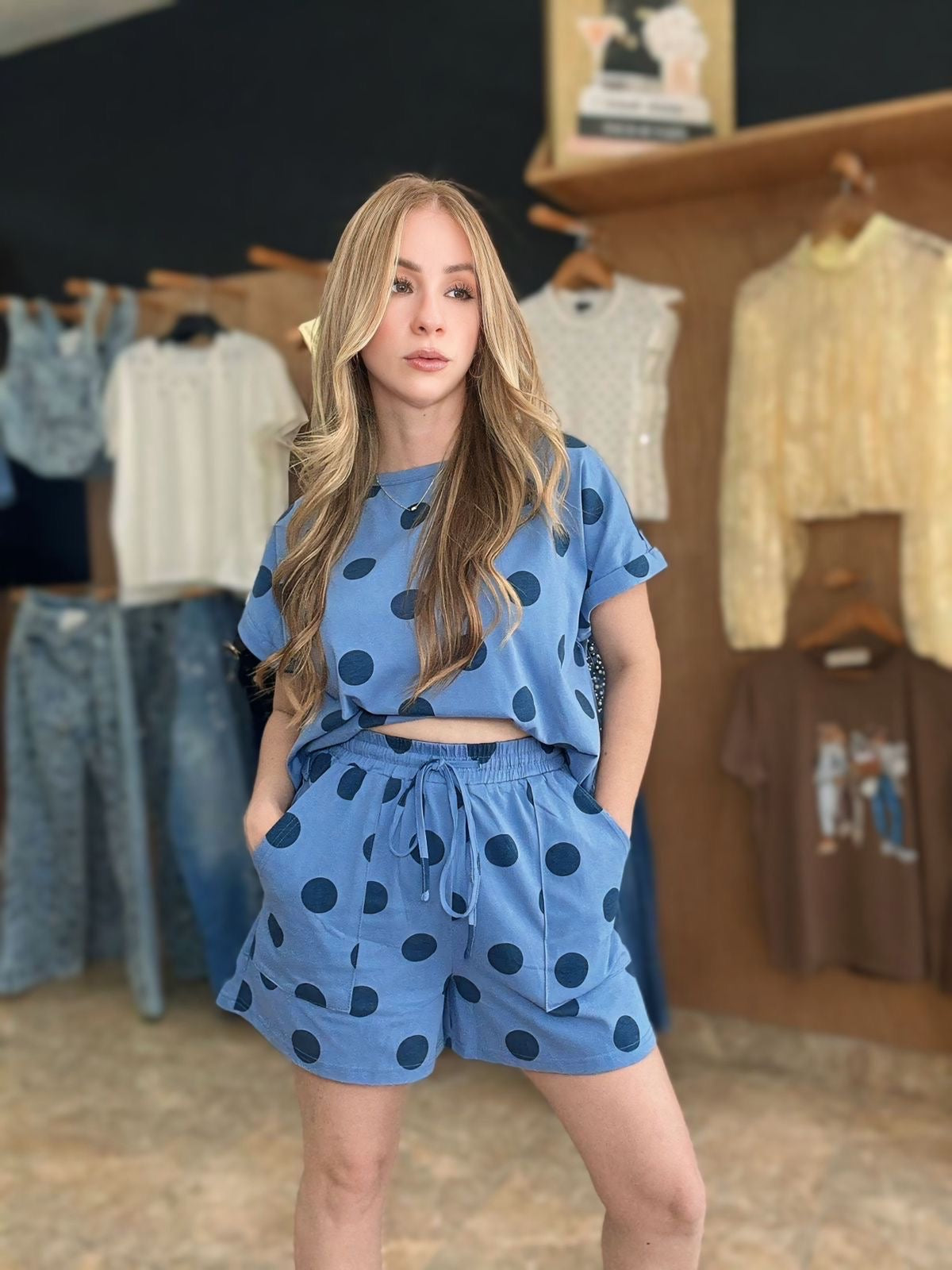 Polka Dots Short Set
