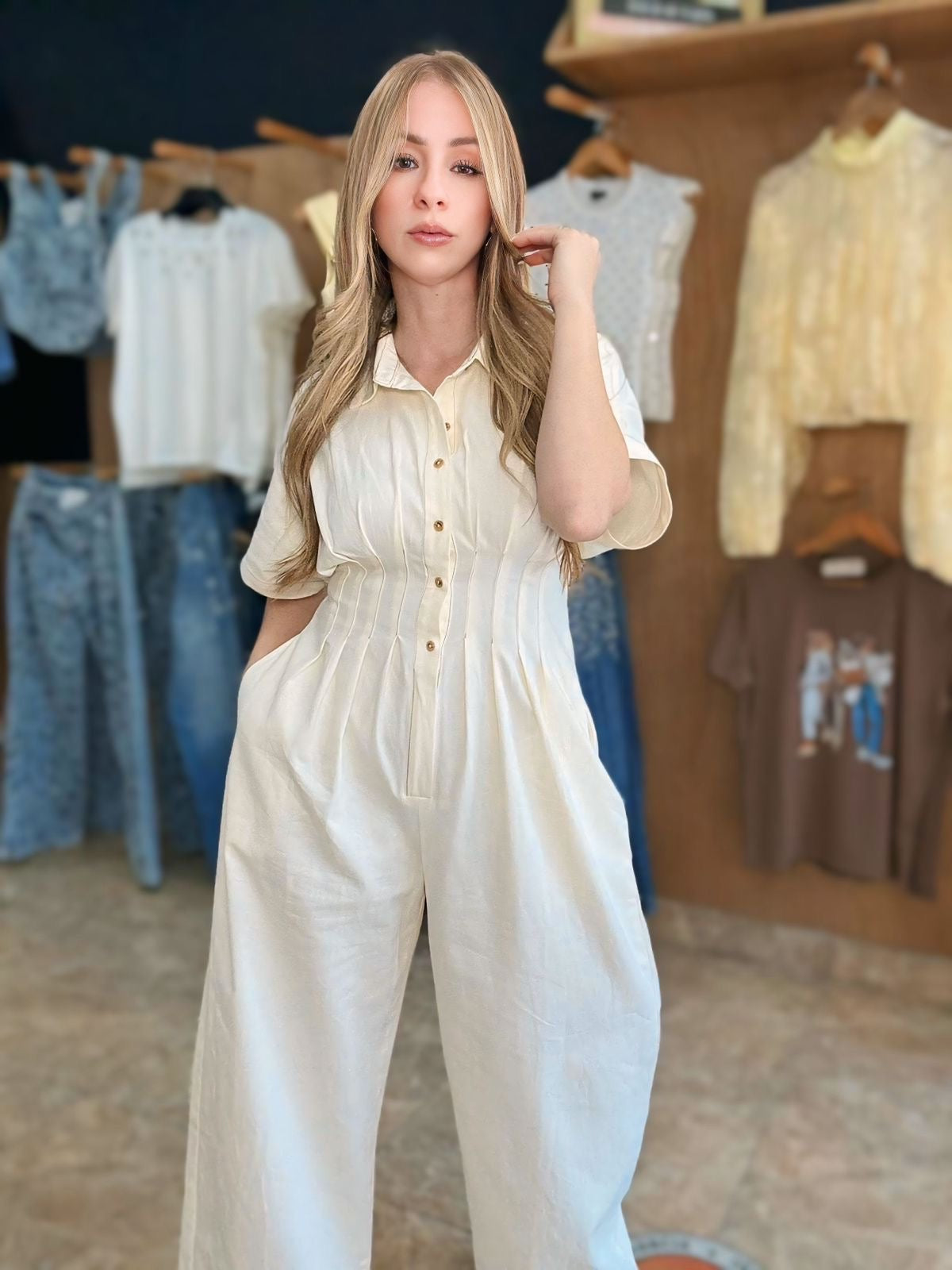 Ivory Jumpsuit