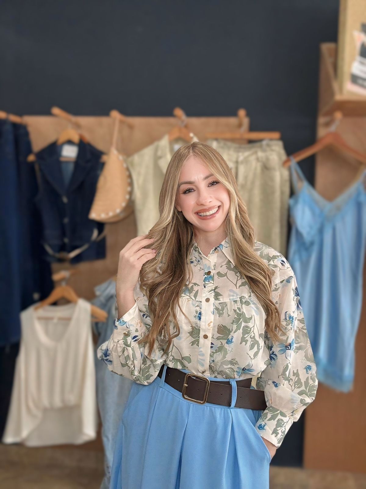 Floral Linen top
