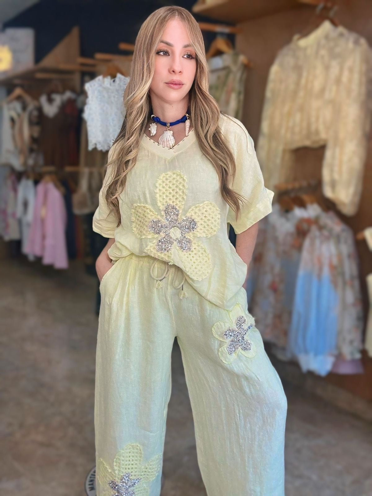 Flower Linen set