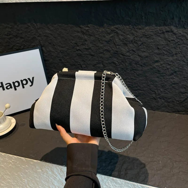 Stripe trendy Bag