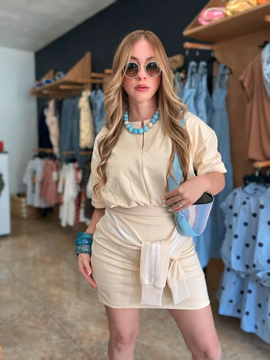 Casual skirt set (tiene short por debajo)