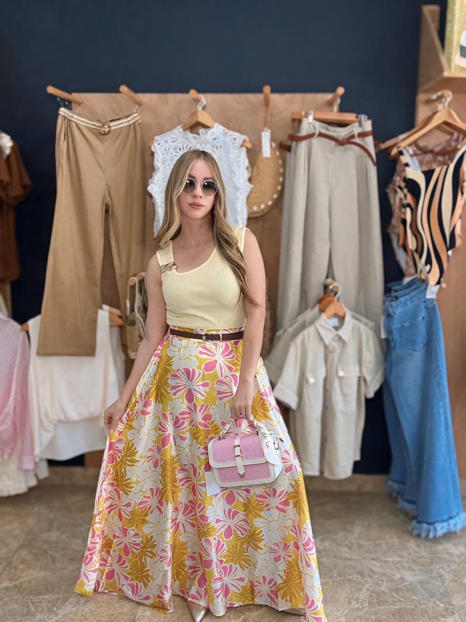 Floral Maxi Skirt