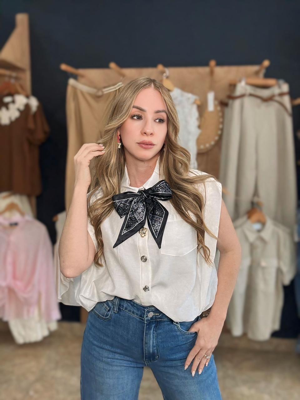 Bubble Bow Top