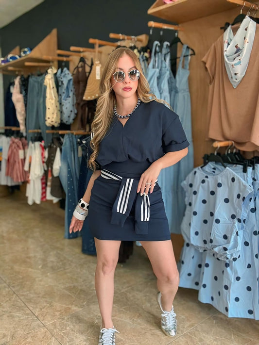 Casual skirt set (tiene short debajo)