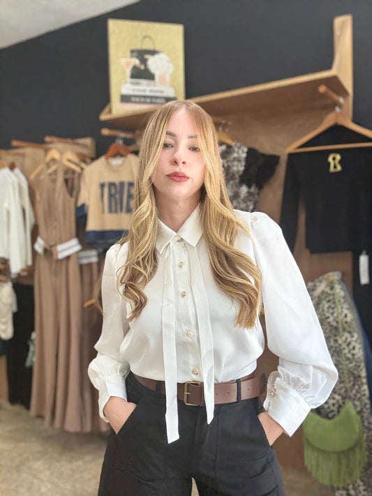 Botton Down White Top