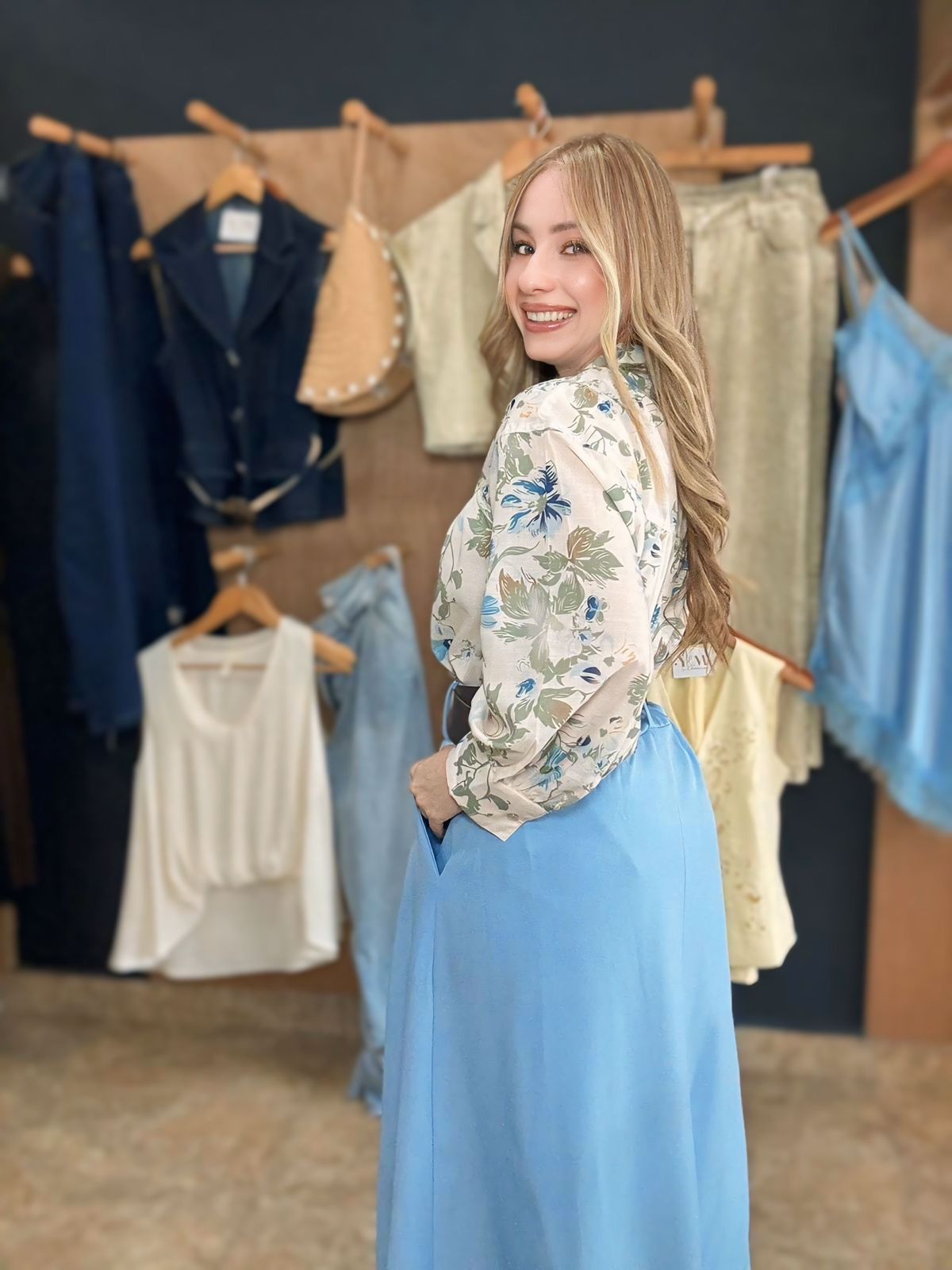Celeste Skirt with Belt