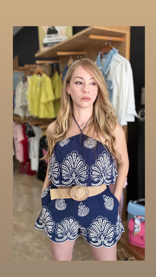 Embroidery Romper