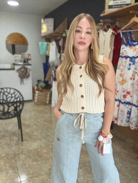 Denim Stripe Jeans