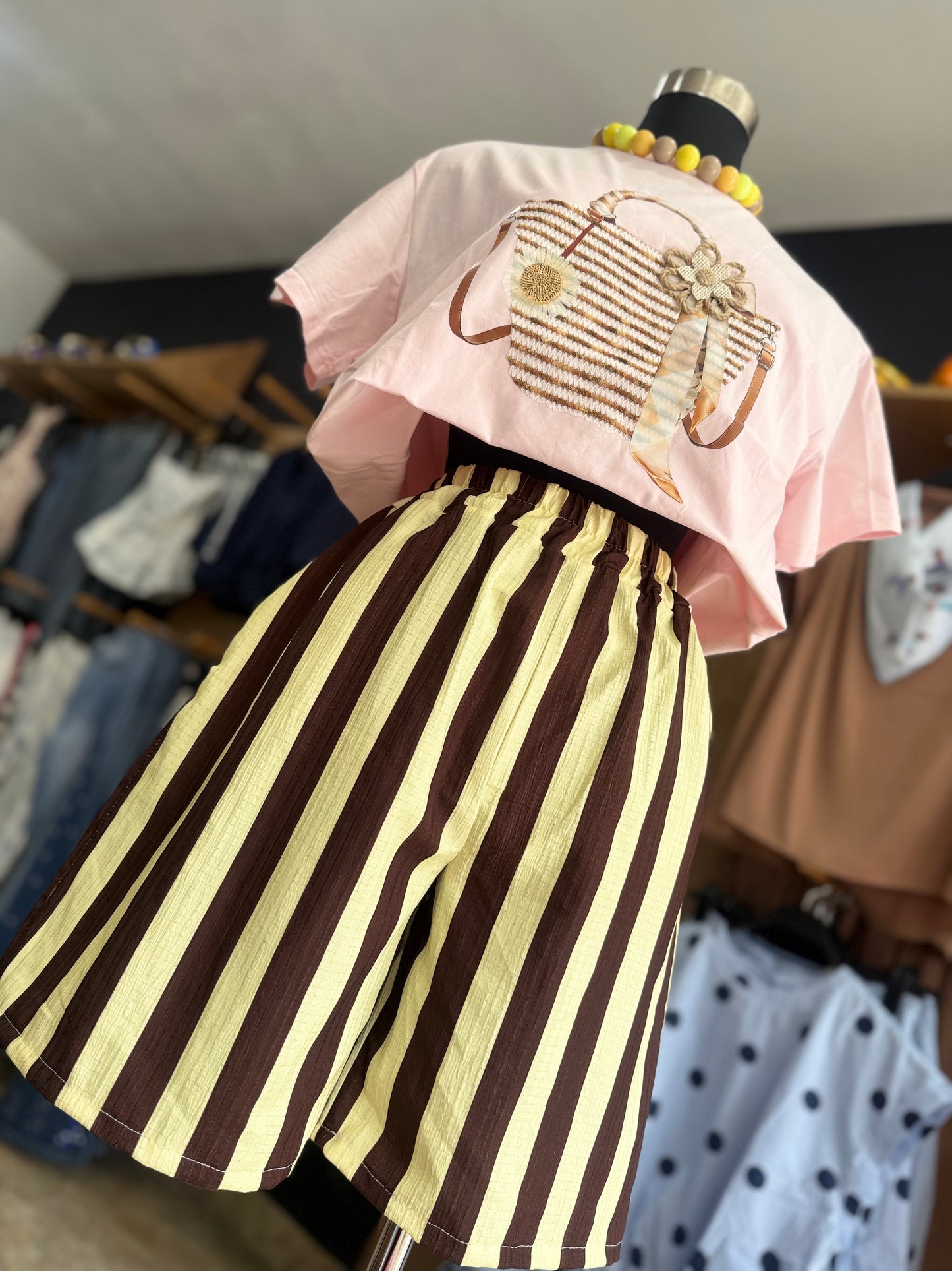 Italy Stripe Short