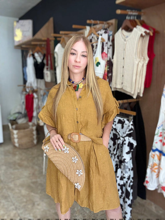 Linen Short Set