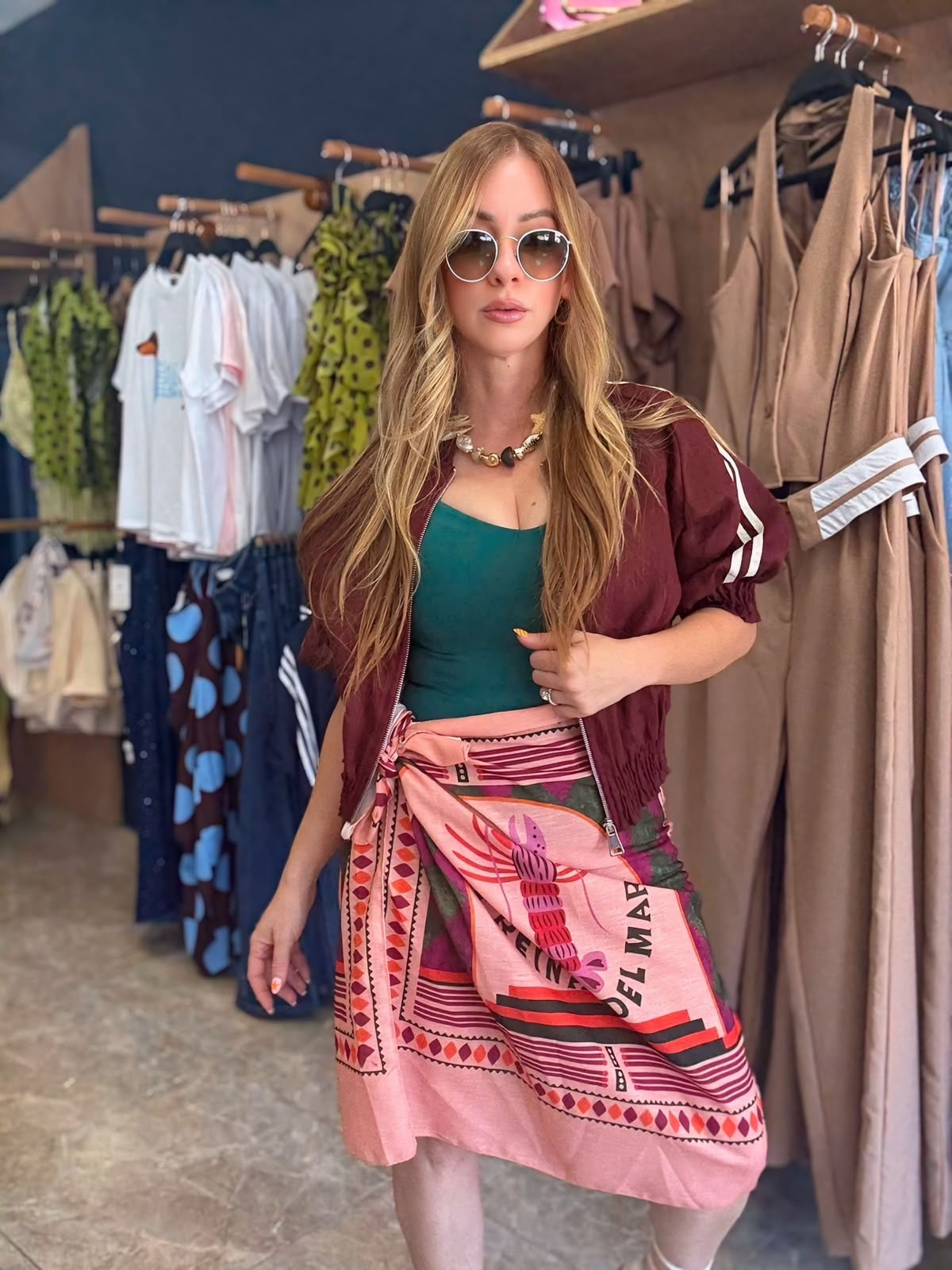 Pareo Long Skirt (one size )