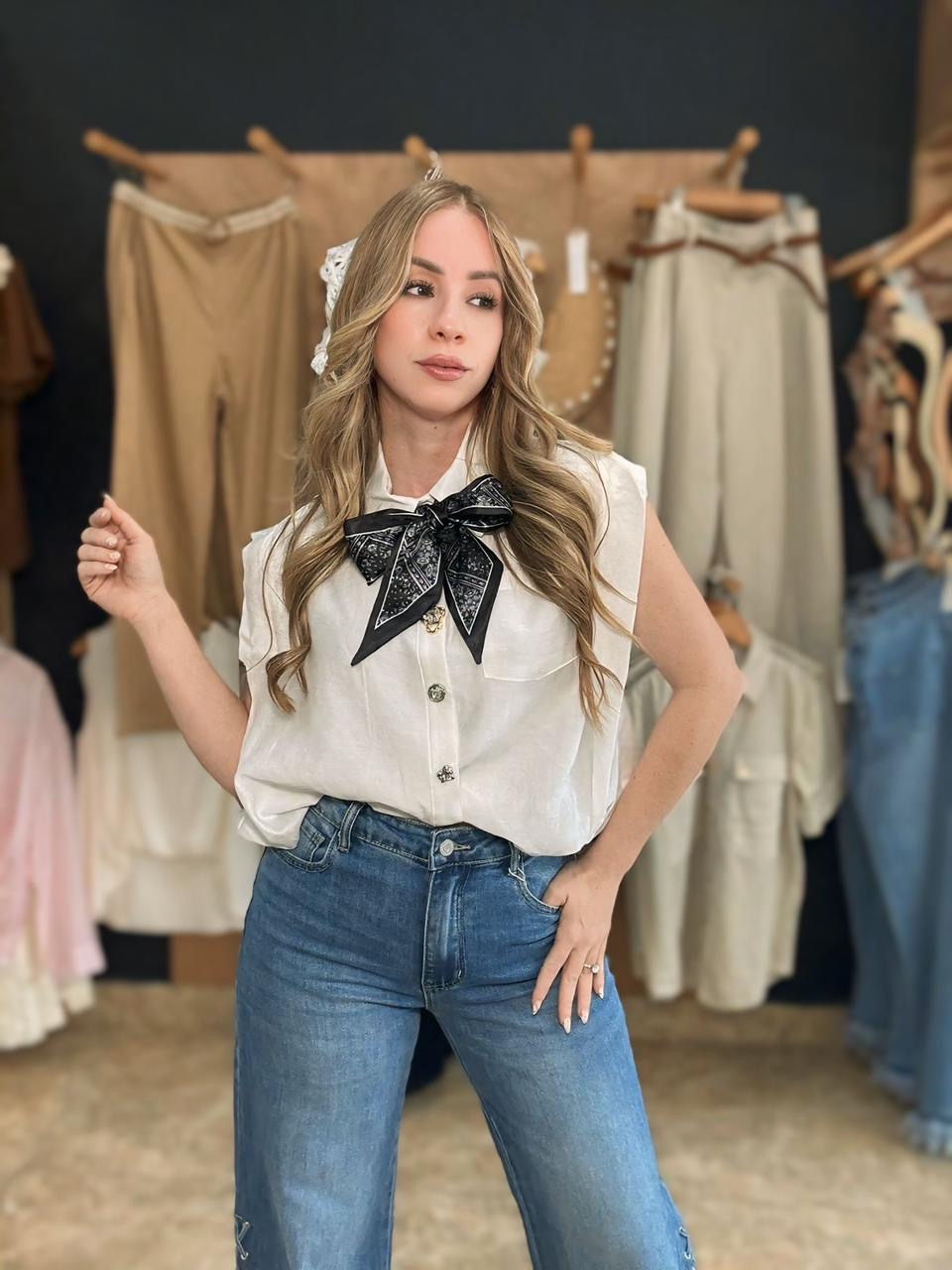 Bubble Bow Top