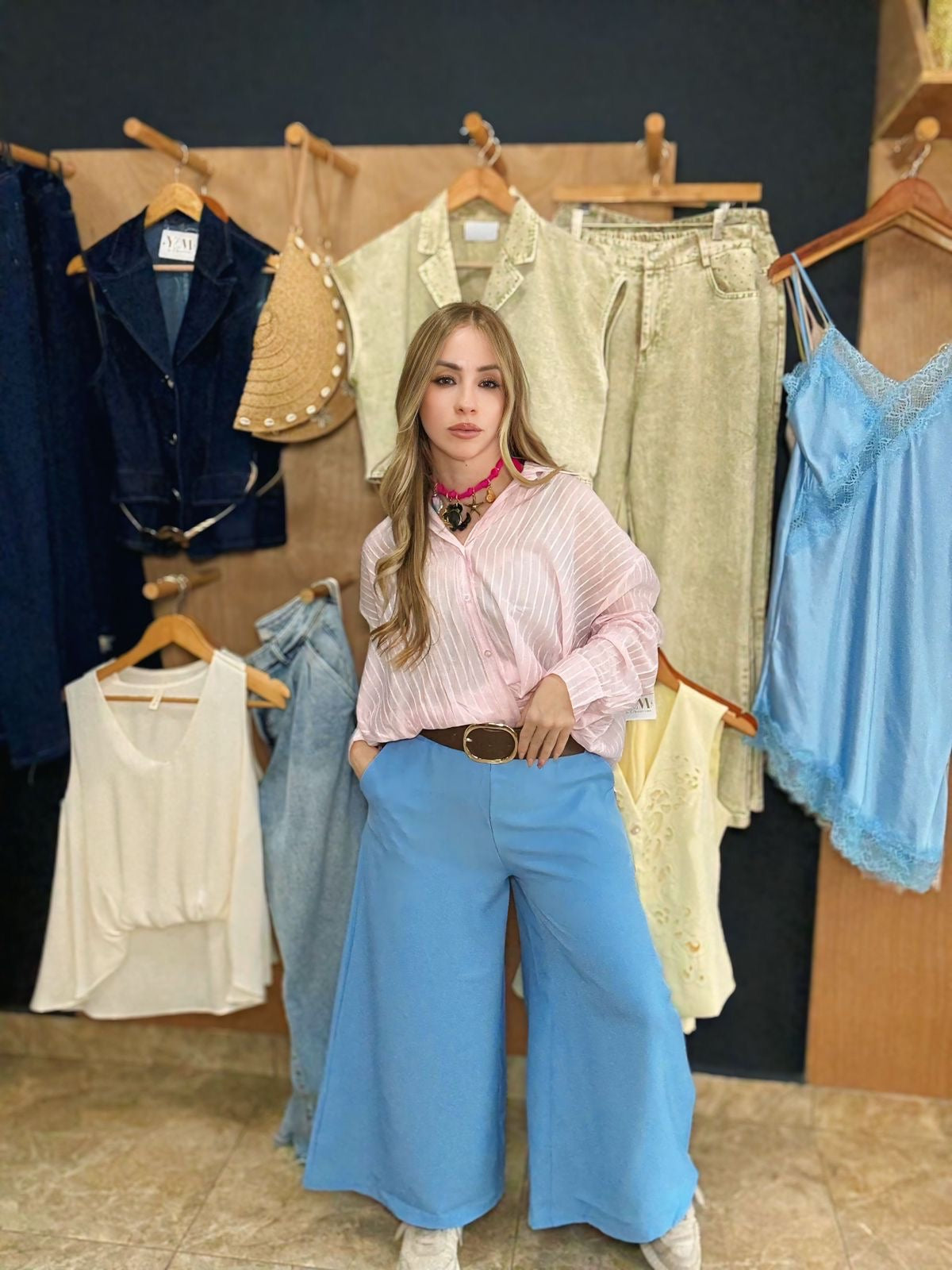 Pant With Belt