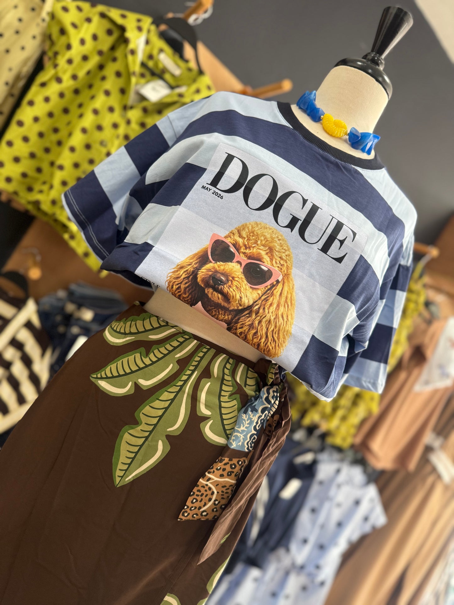 Puddle Stripe Tshirt (One Size )