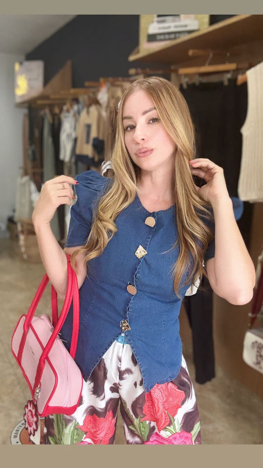 Denim Top